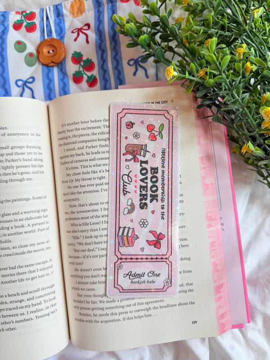 BOOK LOVERS HOLOGRAPHIC BOOKMARK