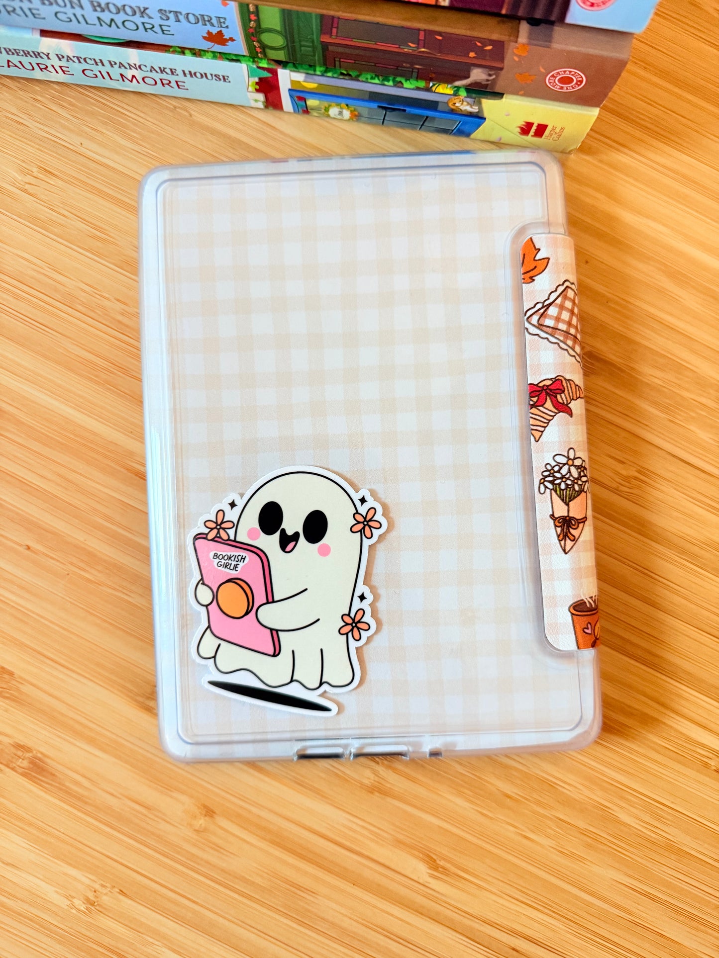 BOOKISH GIRLIE GHOST STICKER