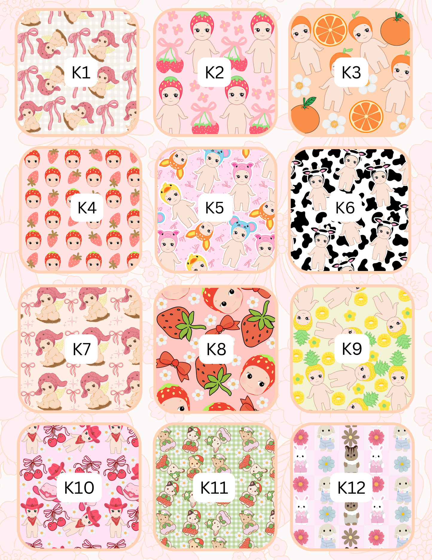 KEY POUCHES NEW PATTERNS