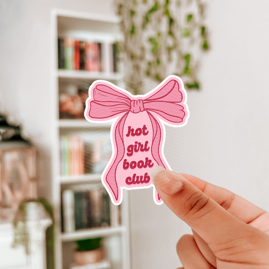 HOT GIRL BOOK CLUB STICKER