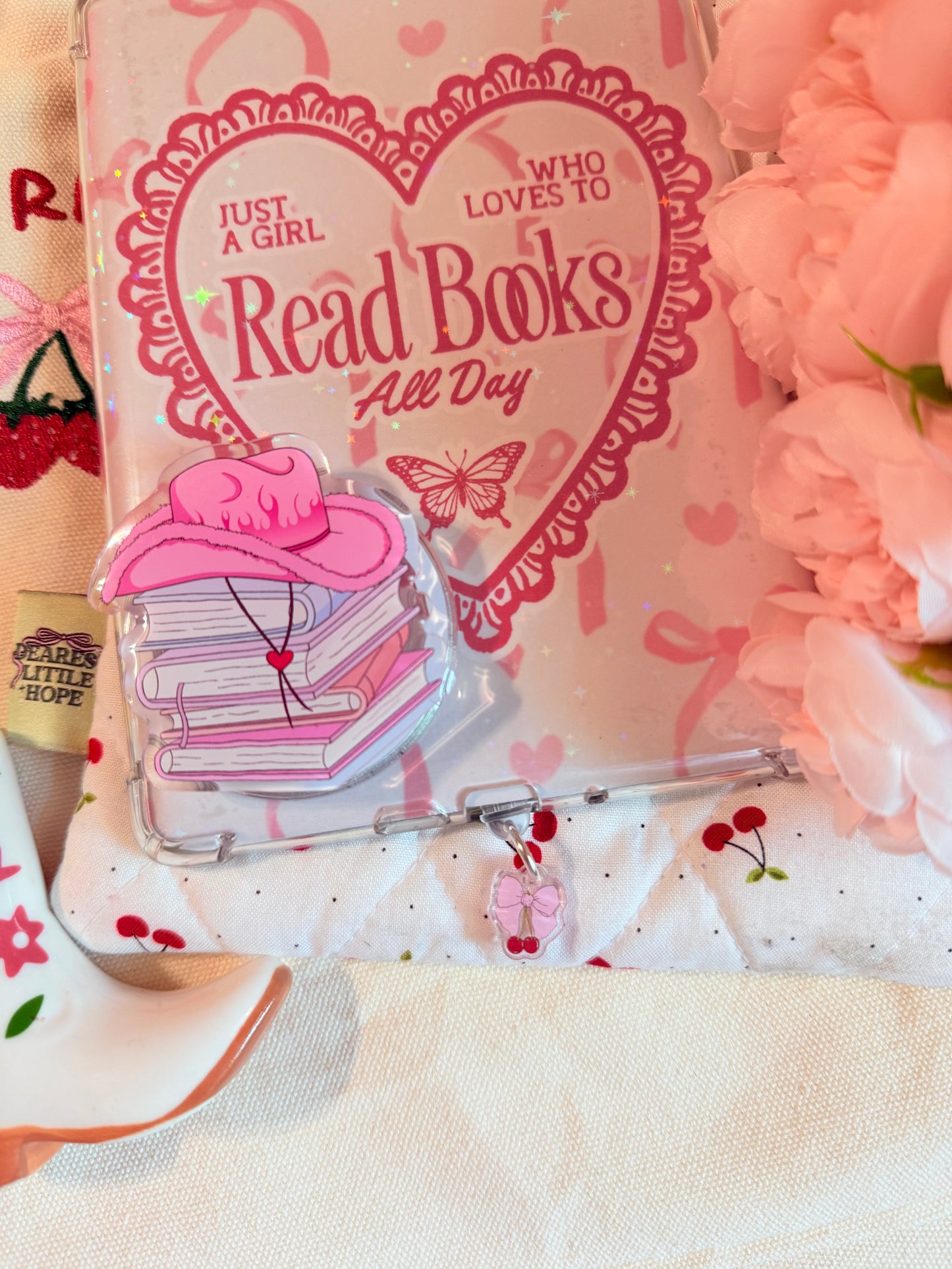 CHERRY BOW KINDLE CHARM (TYPE C)