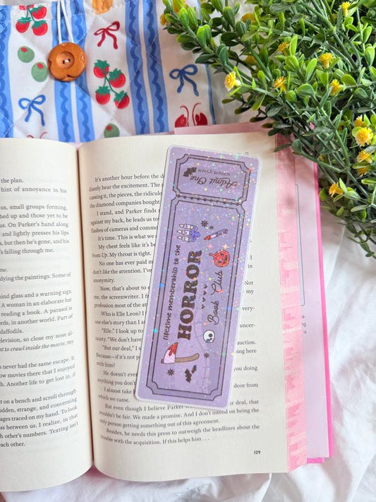 HORROR HOLOGRAPHIC BOOKMARK