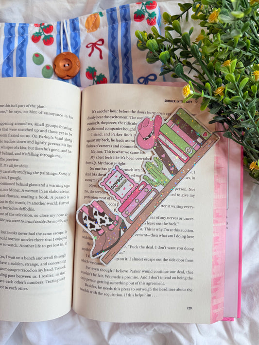 COWBOY ROMANCE HOLOGRAPHIC BOOKMARK