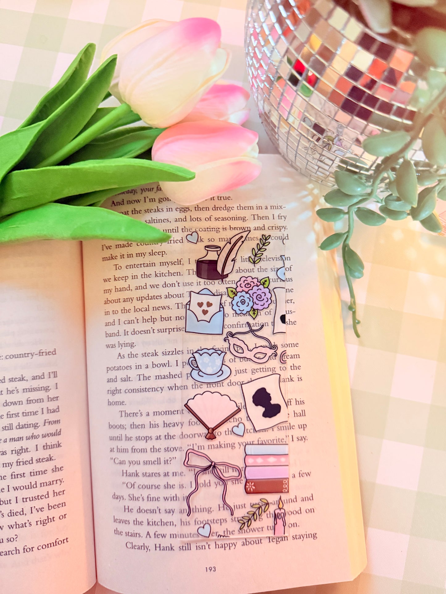 DEAREST READER ACRYLIC BOOKMARK