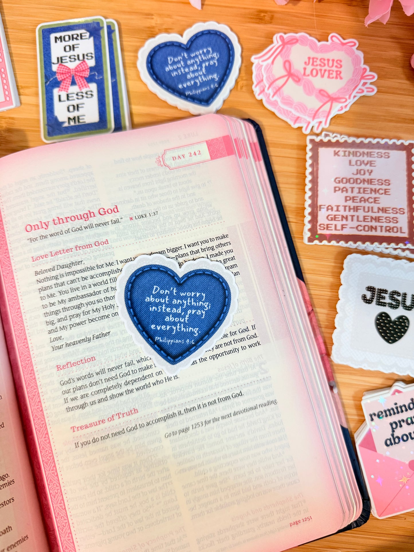 PHILIPPIANS 4:6 STICKER