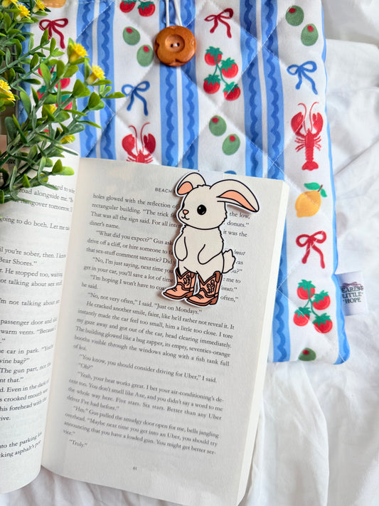 COWBOY BUNNY  MAGNETIC BOOKMARK