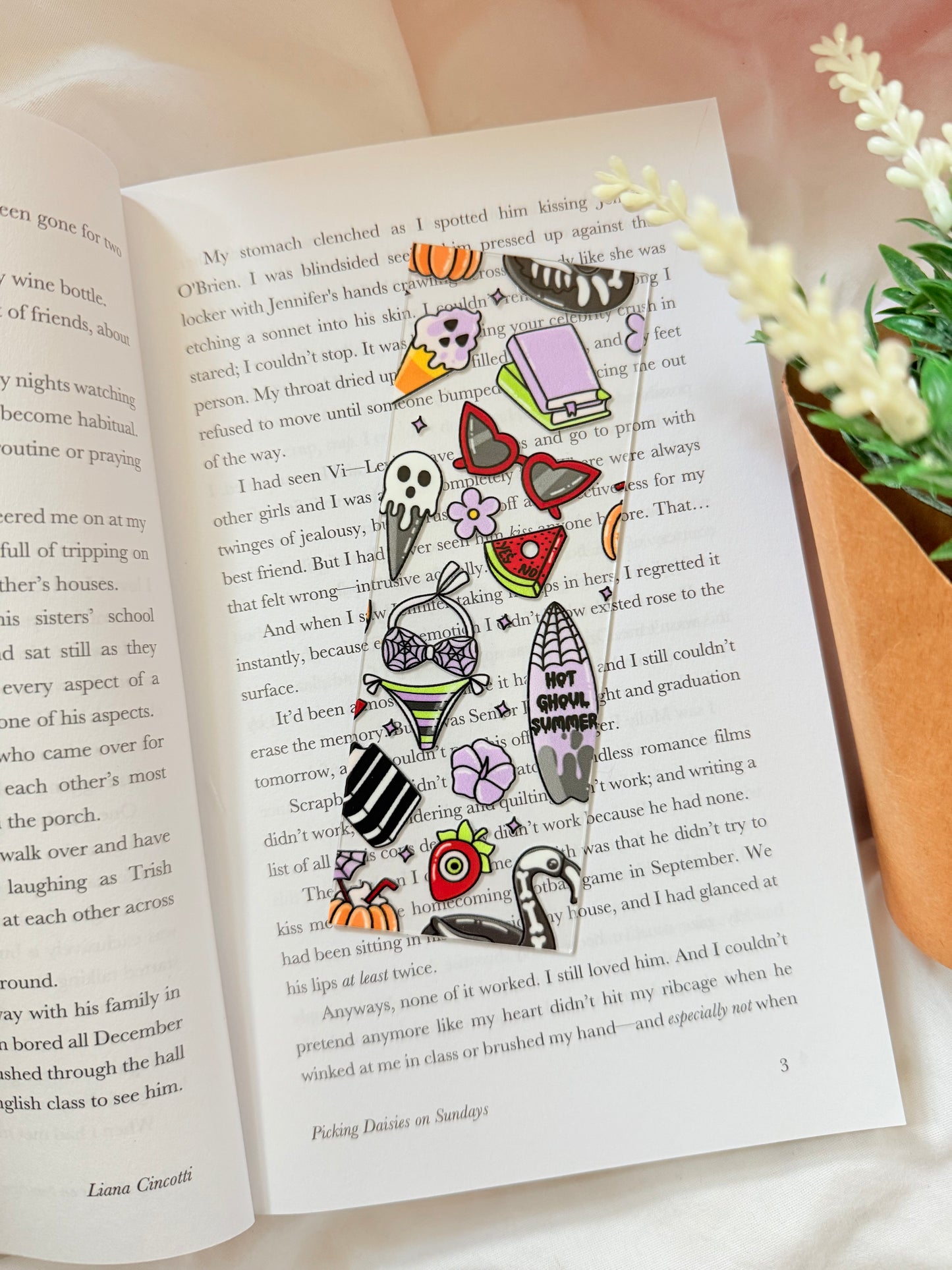 SUMMER ACRYLIC BOOKMARK
