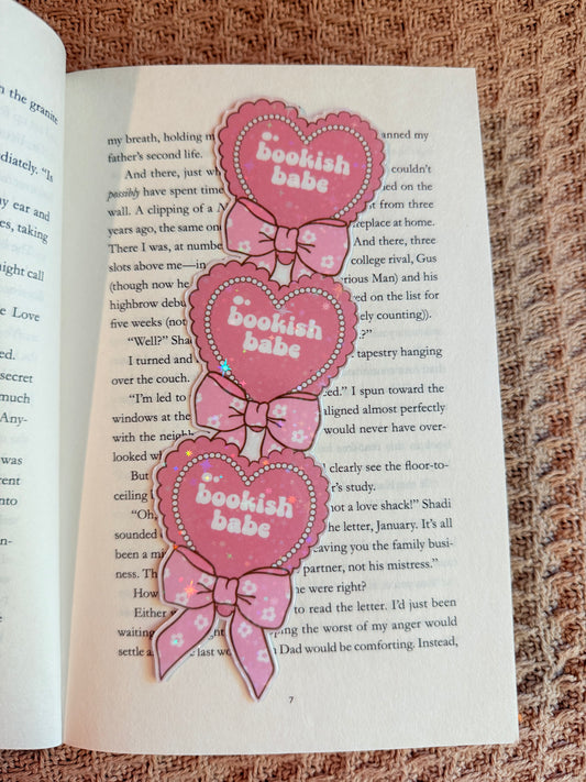 BOOKISH BABE HOLOGRAPHIC BOOKMARK