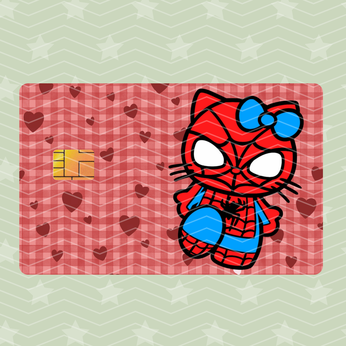 KITTY SPIDEY CARD SKIN HOLOGRAPHIC