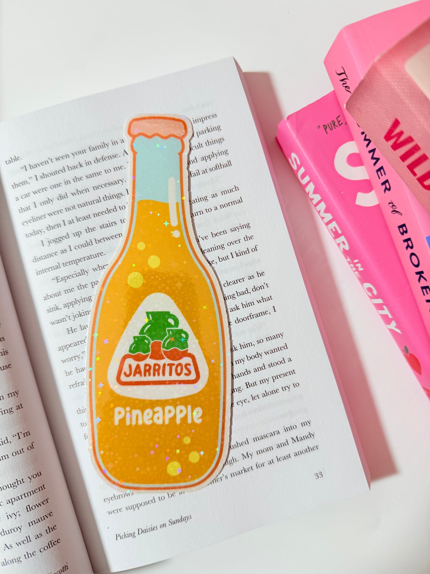 JARRITO PINEAPPLE HOLOGRAPHIC BOOKMARK