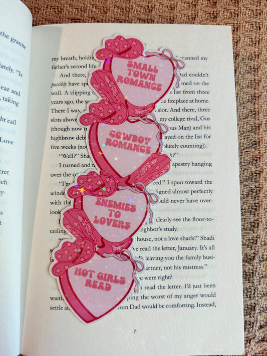 COWBOY ROMANCE HOLOGRAPHIC BOOKMARK