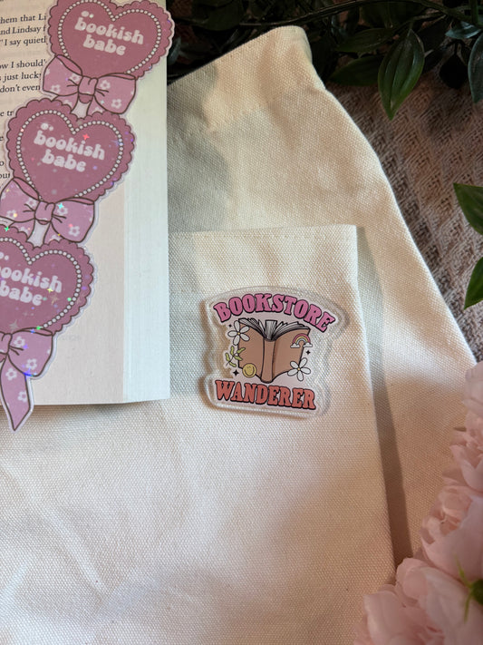 BOOKSTORE WANDERER PIN