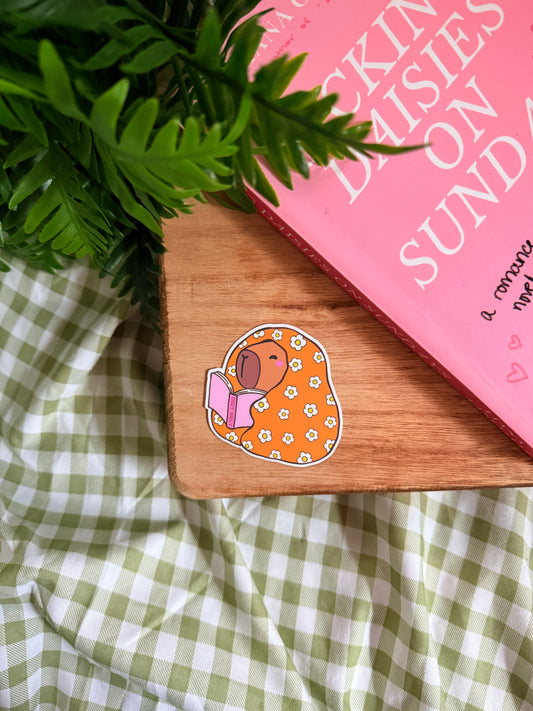 COZY GIRLY BOOKISH STICKER