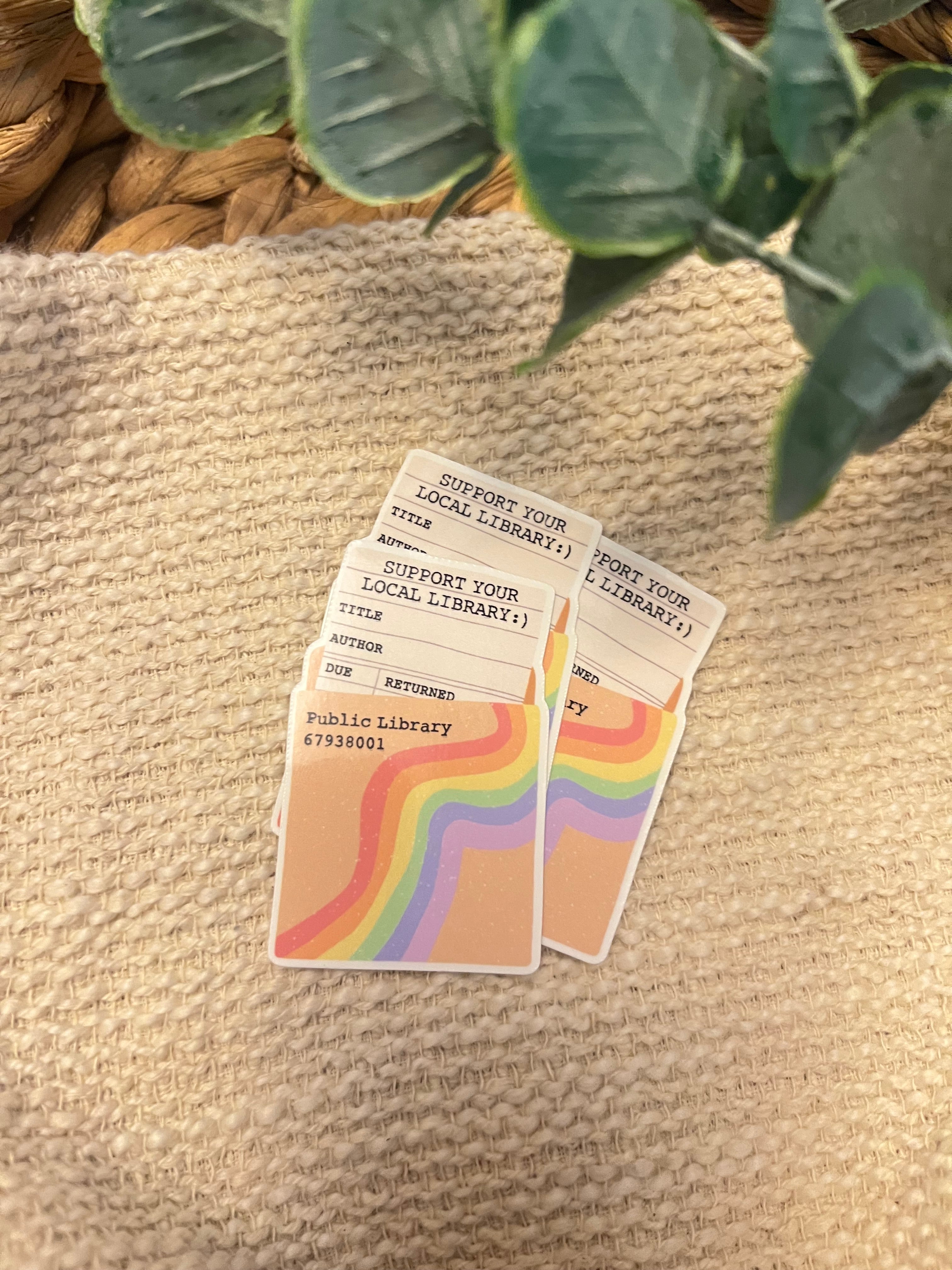 Library Card Stickers LIBRARY CARD STICKER – DEAREST LITTLE HOPE