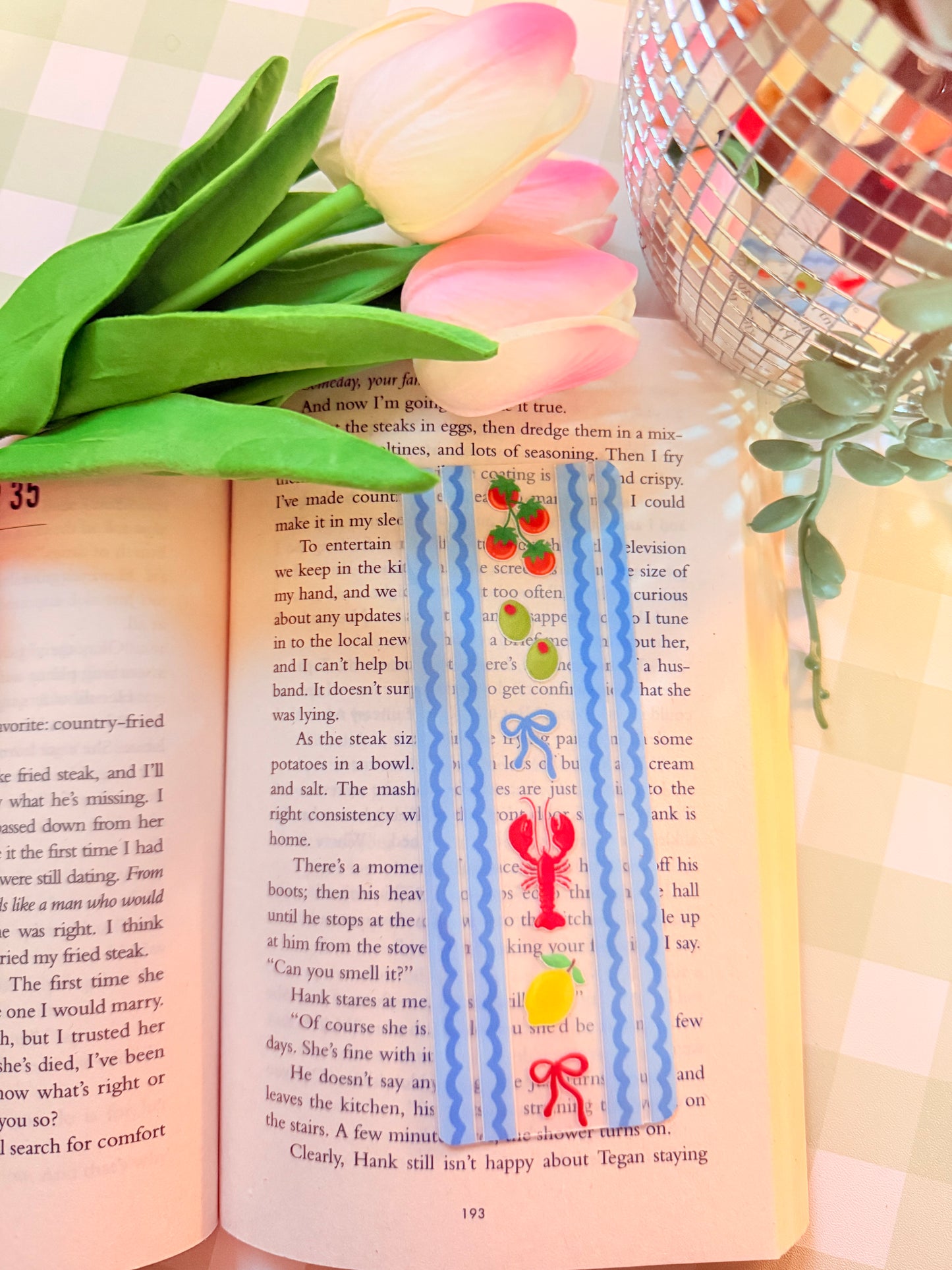 SUMMER ACRYLIC BOOKMARK