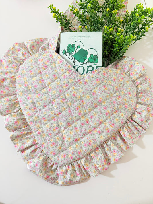 MINI FLOWERS  HEART BOOK BAG
