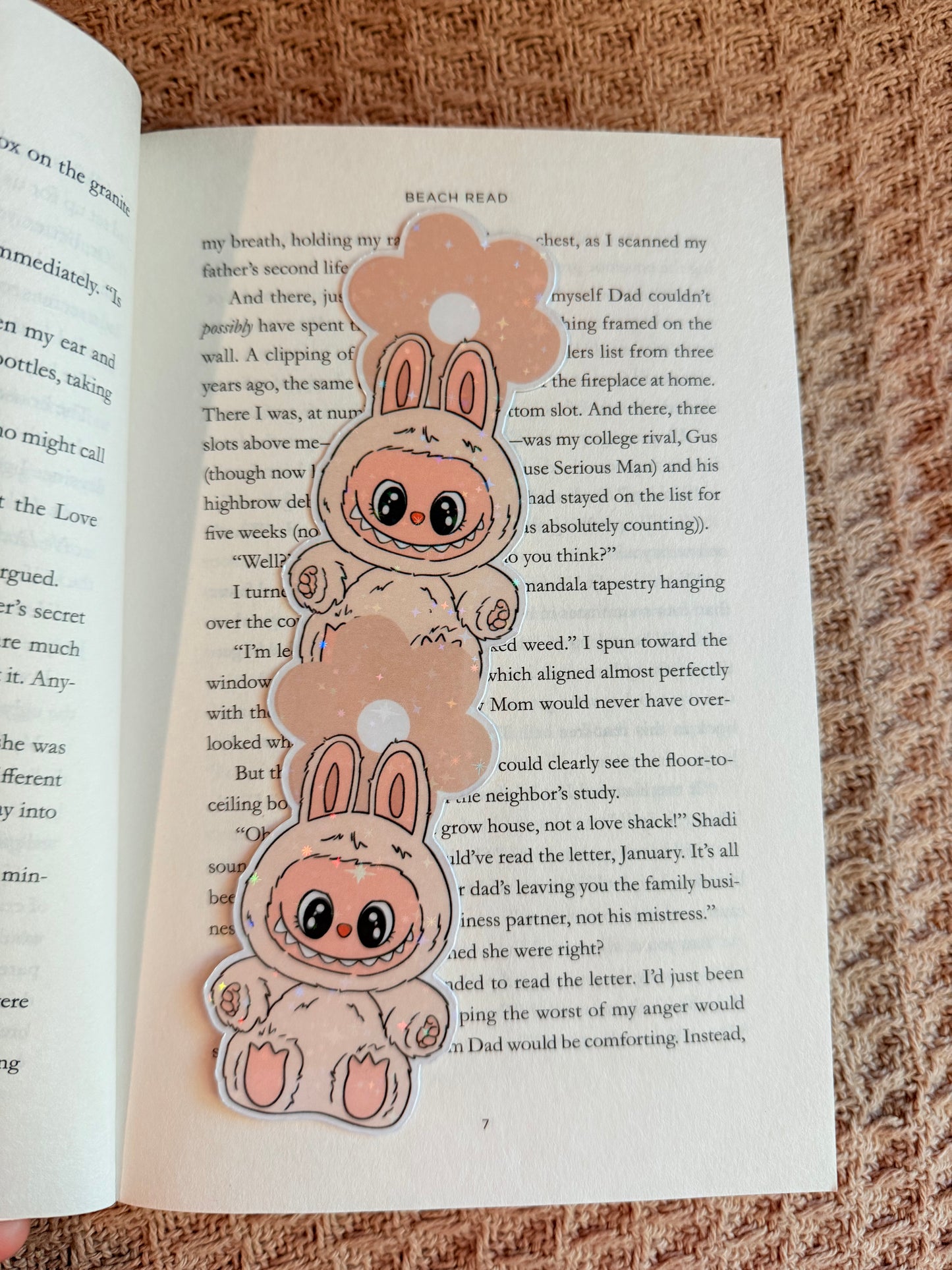 LABUBU HOLOGRAPHIC BOOKMARK