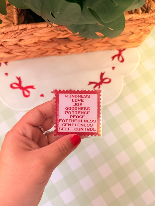 FRUITS OF THE SPIRIT BADGE REEL