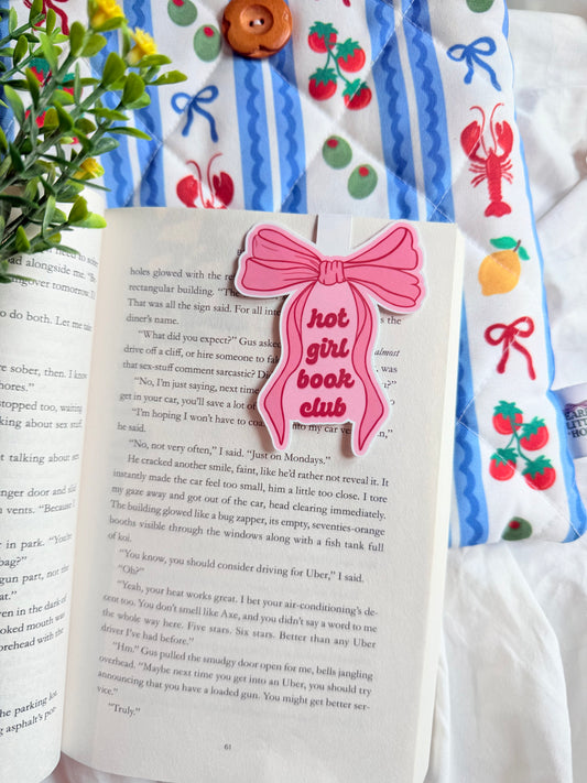HOT GIRL BOOK CLUB MAGNETIC BOOKMARK