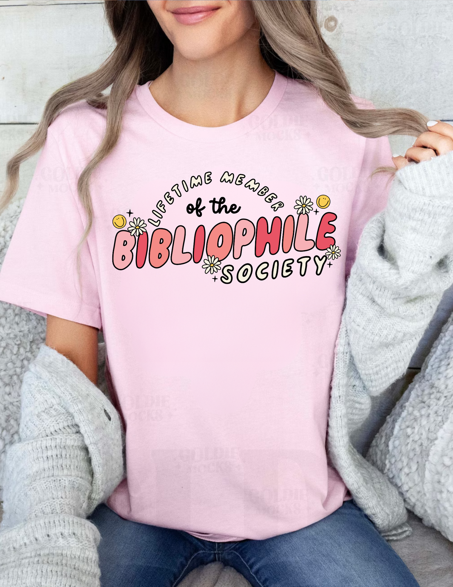 BIBLIOPHILE SOCIETY ADULT SIZE (SHIRT/CREWNECK)