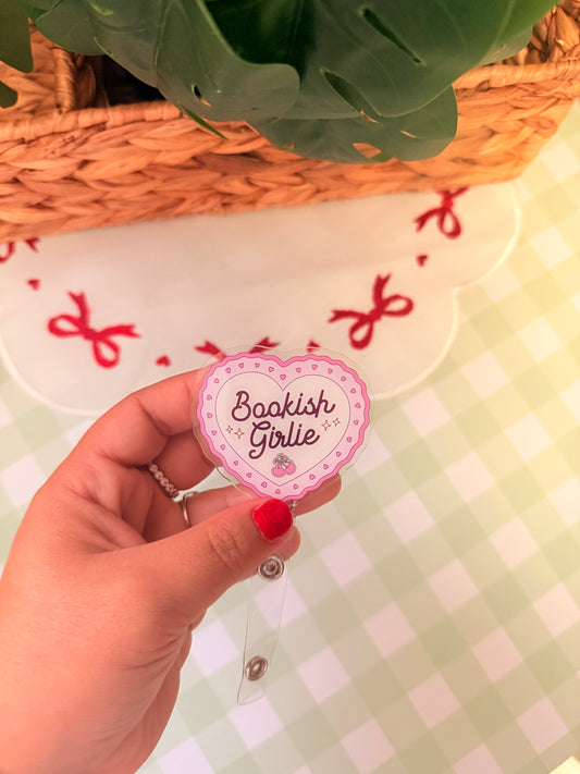 BOOKISH GIRLIE BADGE REEL
