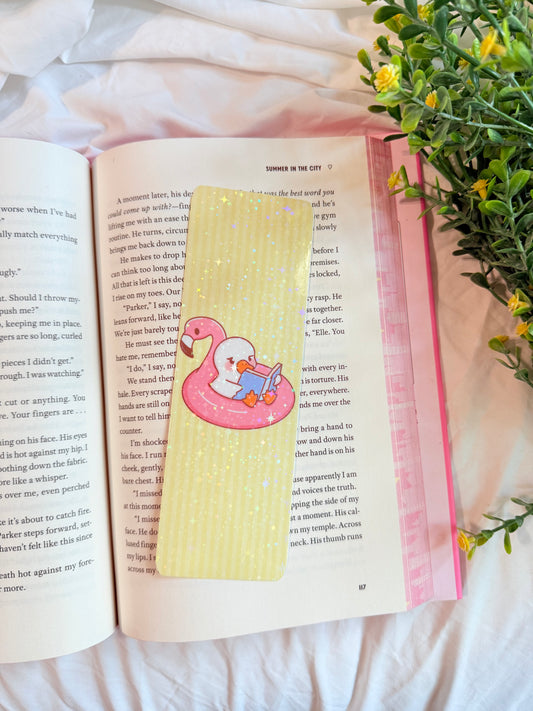 BOOKISH DUCK HOLOGRAPHIC BOOKMARK