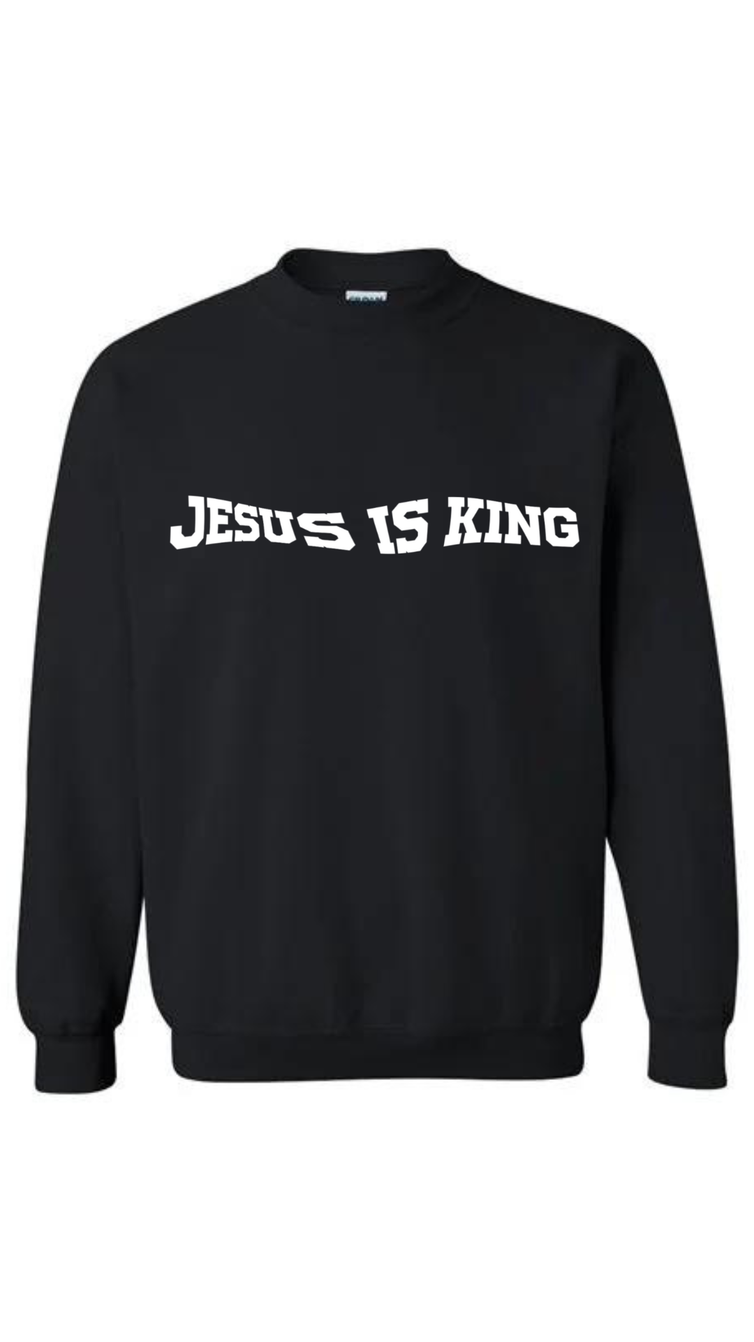 JESUS IS KING ADULT CREWNECK