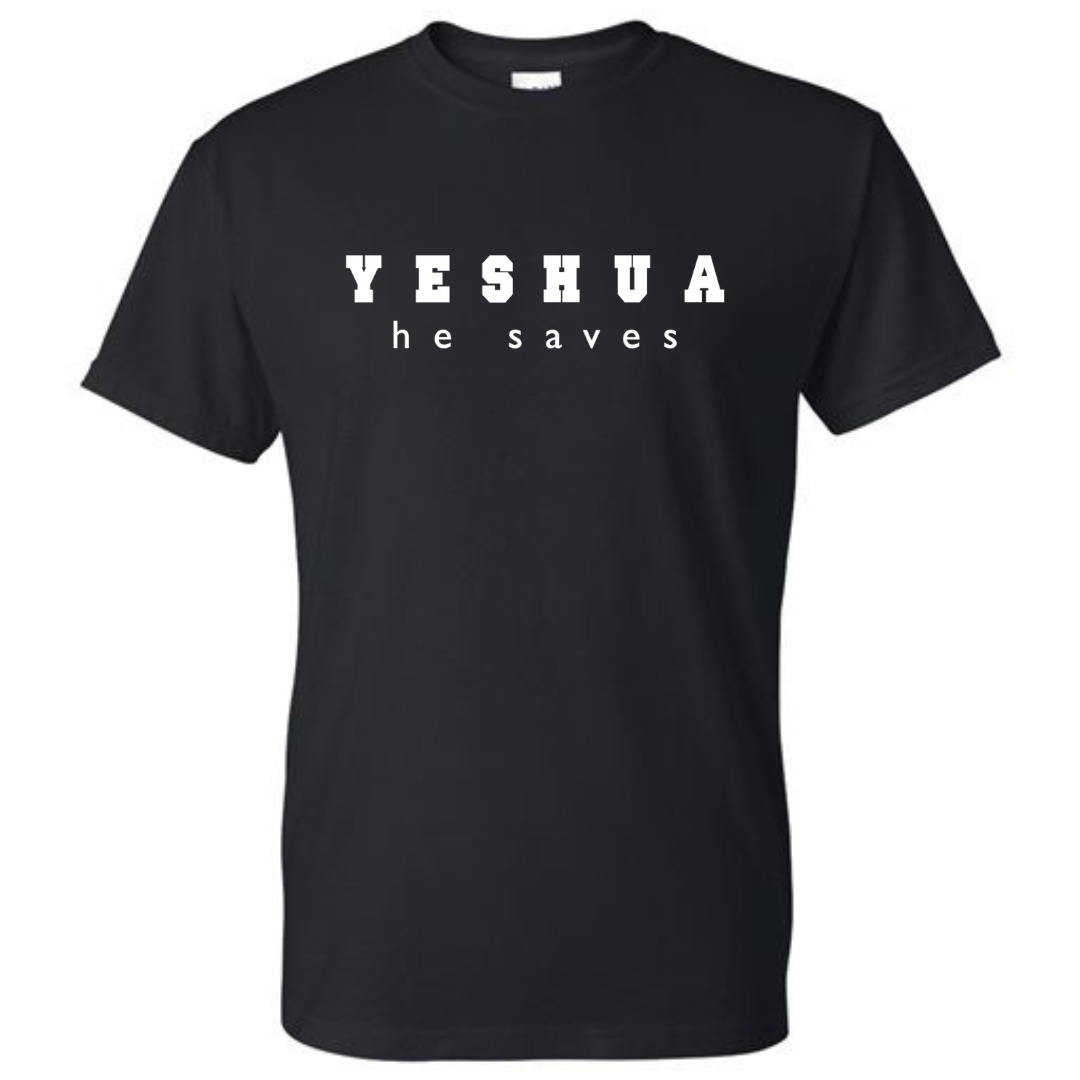 YESHUA SAVES ADULT T-SHIRT