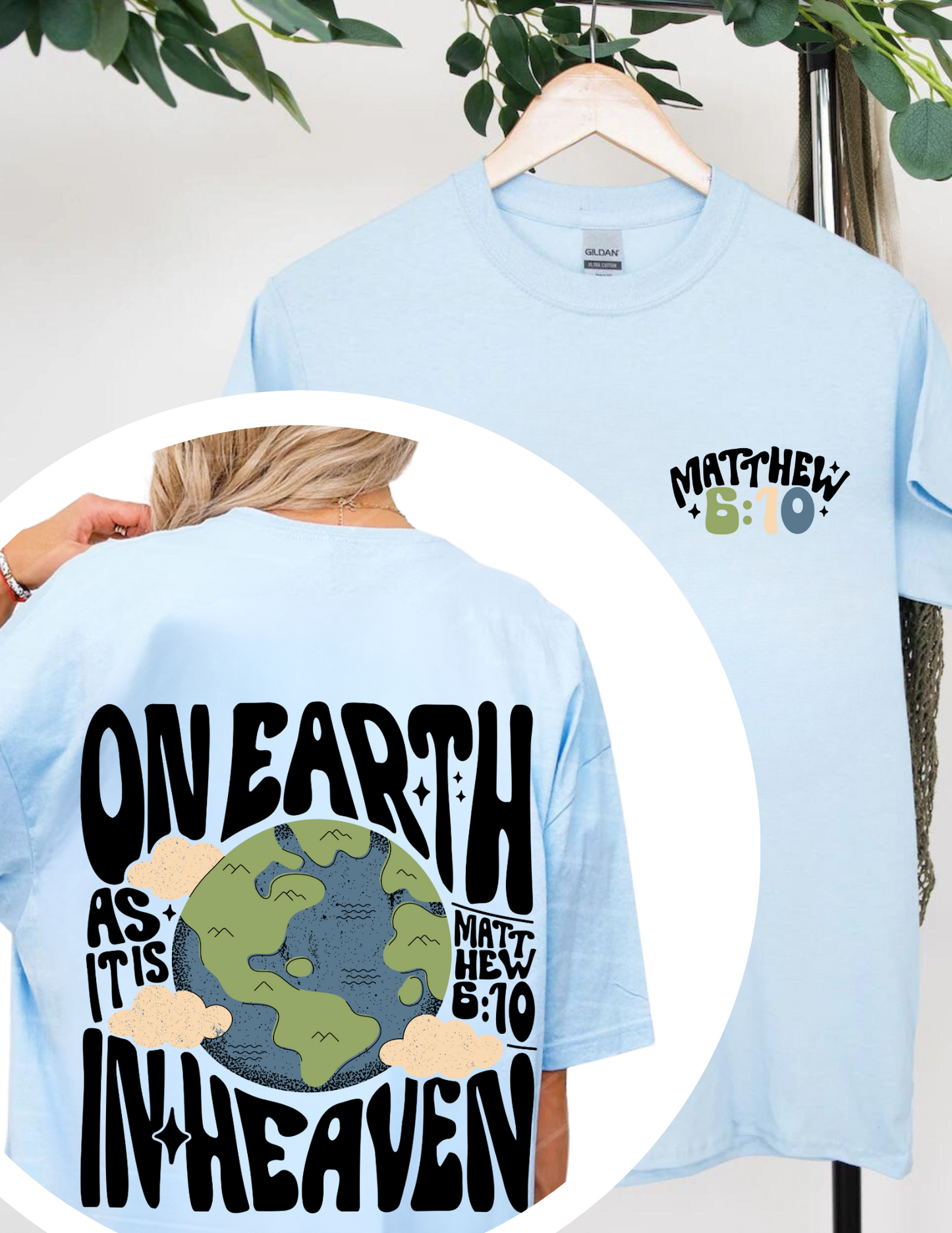 ON EARTH AS IT IS IN HEAVEN YOUTH T-SHIRT