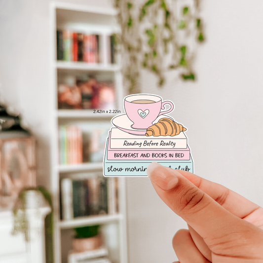 READING BEFORE REALITY STICKER