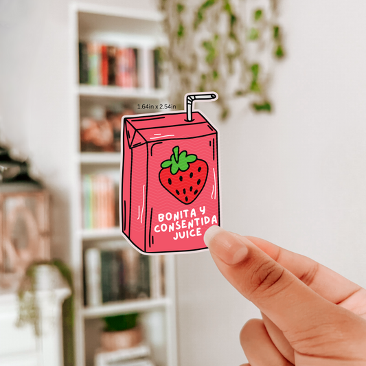 BONITA Y CONSENTIDA JUICE STICKER