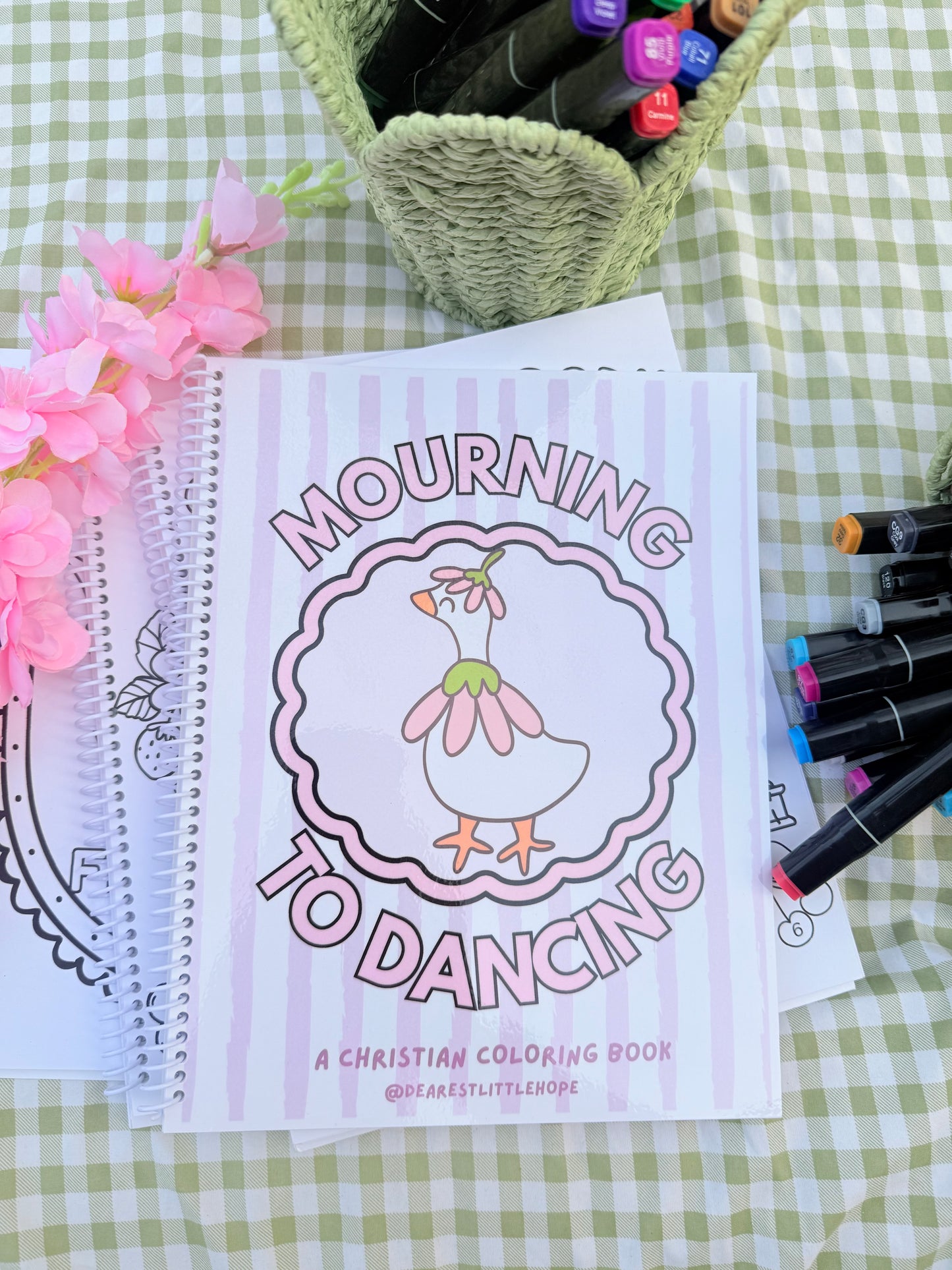 MOURNING TO DANCING COLORING BOOK