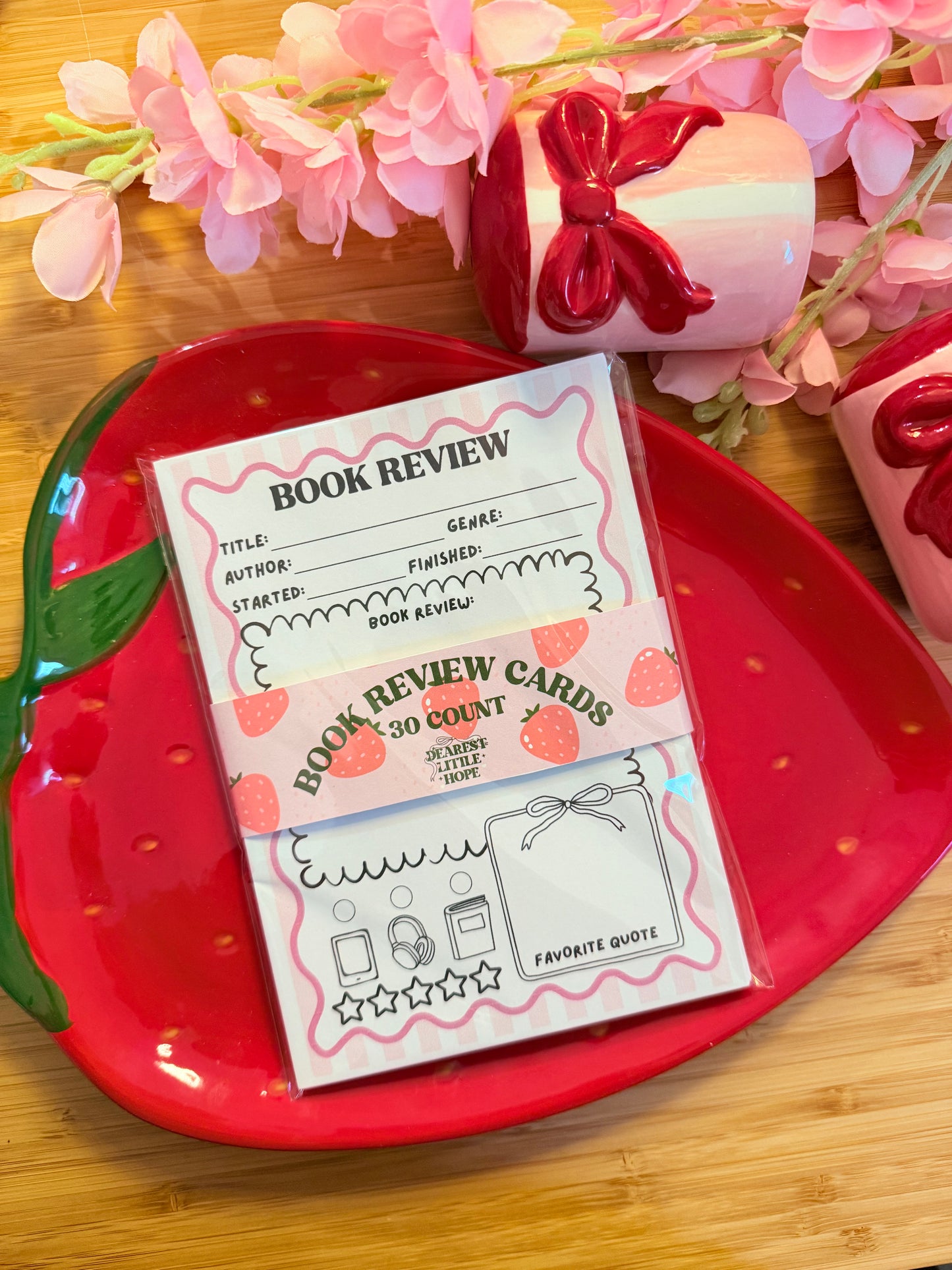 BOOK REVIEW CARDS (30CT)