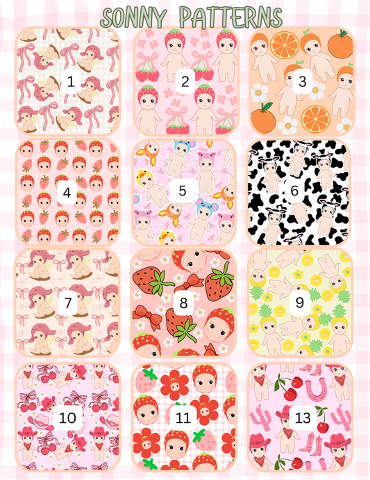 SONNY PATTERNS ALL SIZES SLEEVES/POUCHES