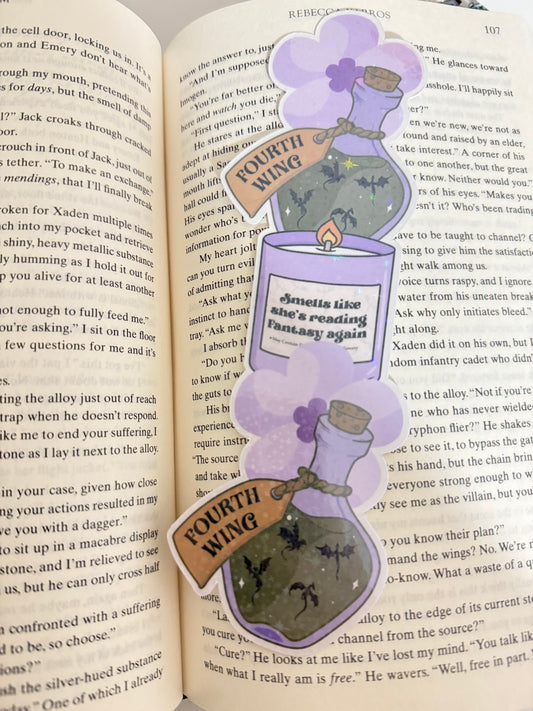 FOURTH WING HOLOGRAPHIC BOOKMARK