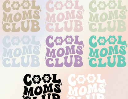 COOL MOMS CLUB CAR DECAL