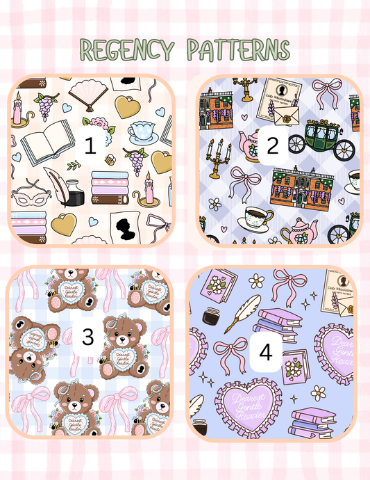 REGENCY PATTERNS ALL SIZES SLEEVES/POUCHES