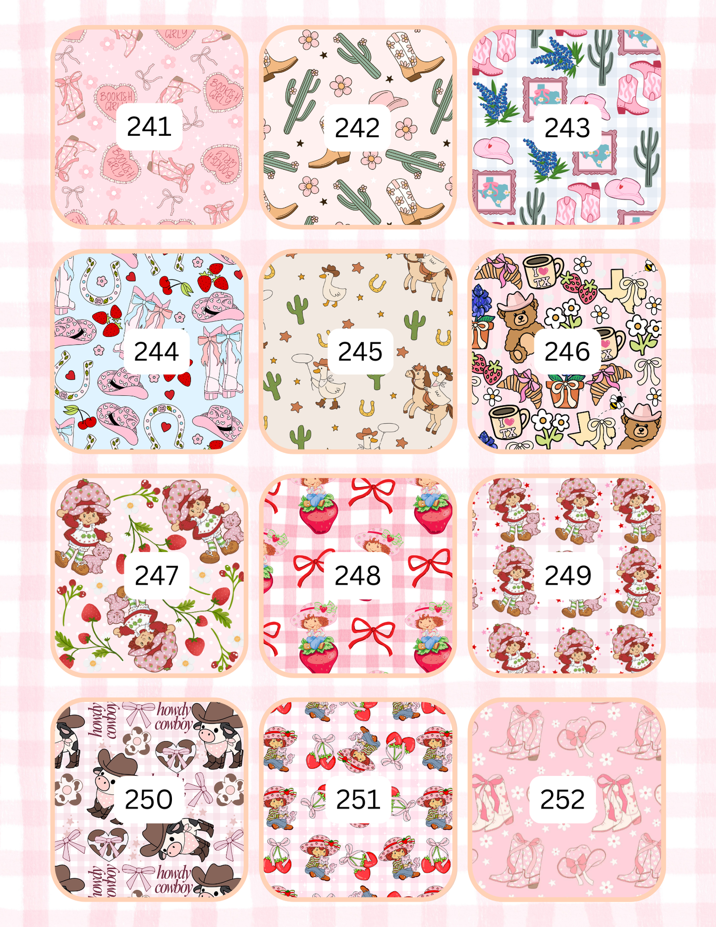 SMALL CUP SLEEVE (ALL PATTERNS)