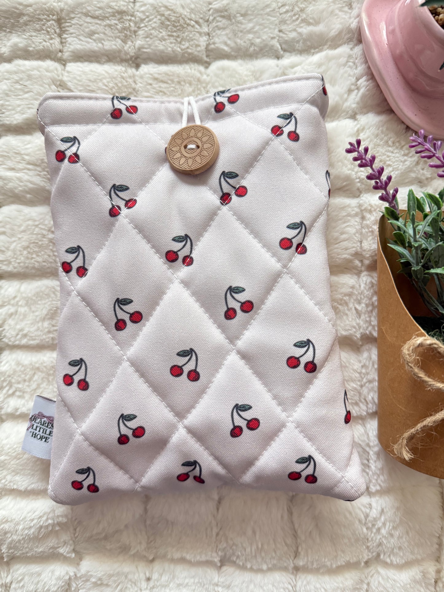 CHERRY PATTERNS ALL SIZES SLEEVES/POUCHES