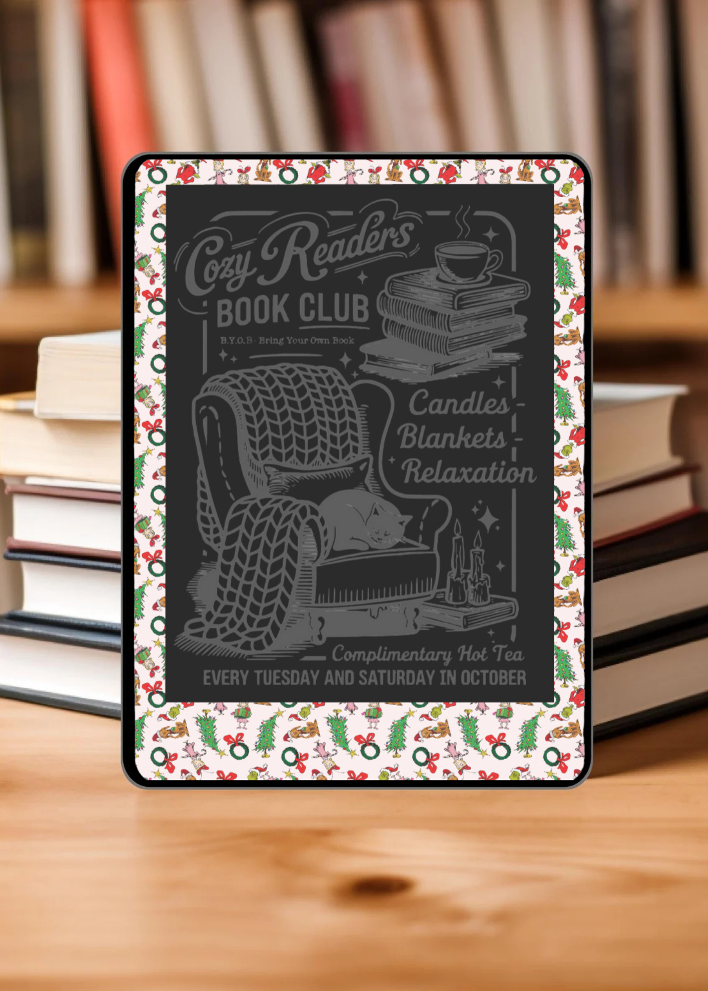 CHRISTMAS KINDLE SKINS ALL SIZES