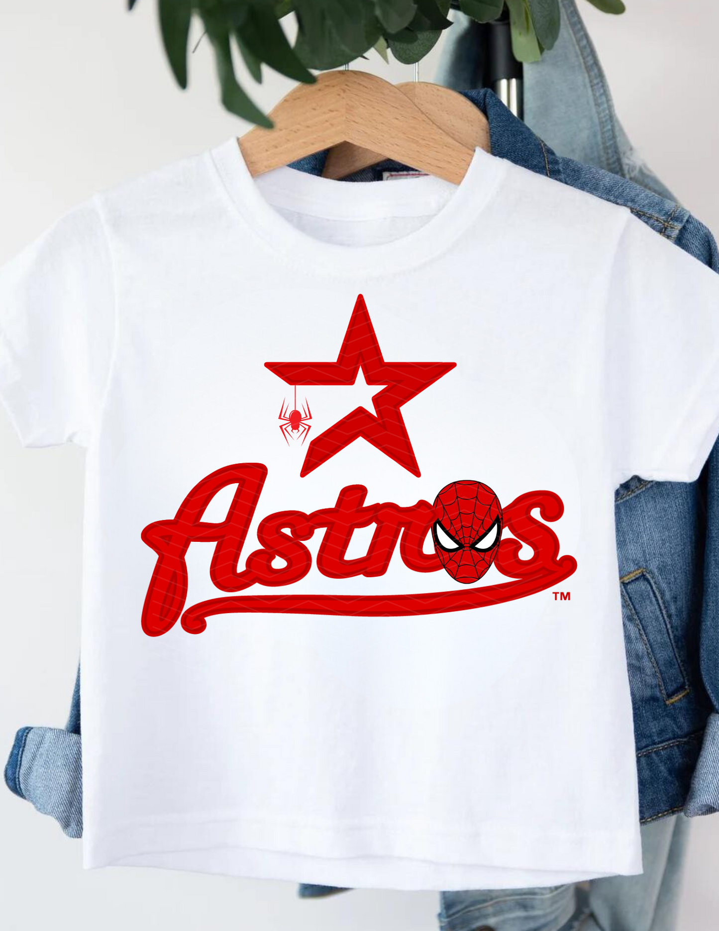 Spiderman Astros Design - Short Sleeve YOUTH