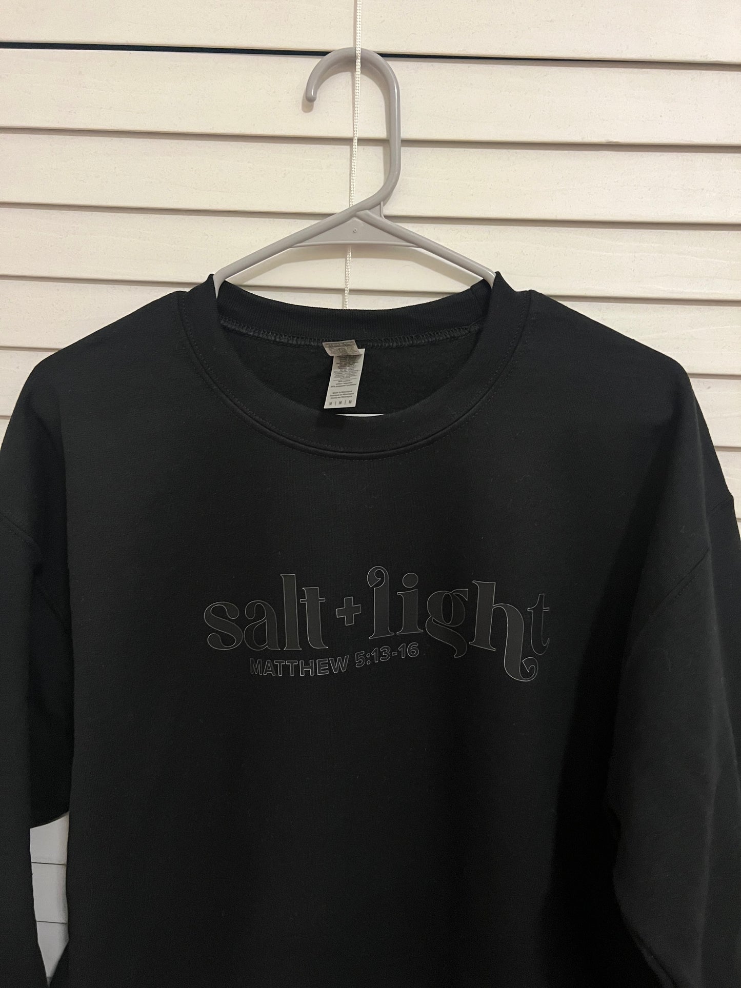 SALT AND LIGHT MATTHEW 5:13-16 ADULT (SHIRT/CREWNECK)