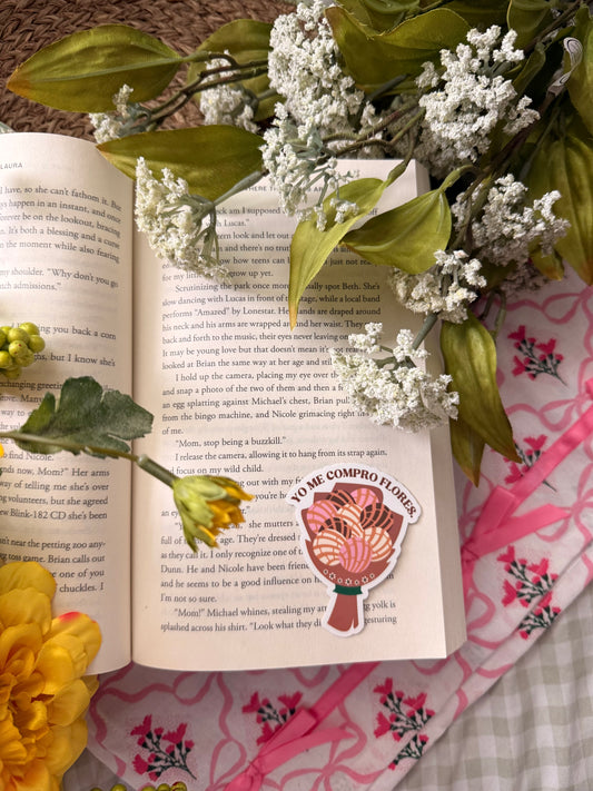 YO ME COMPRO FLORES STICKER