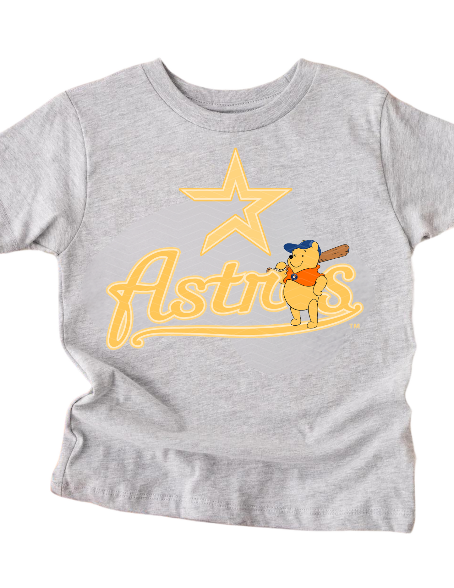 Winnie the Pooh Astros Design - Short Sleeve YOUTH