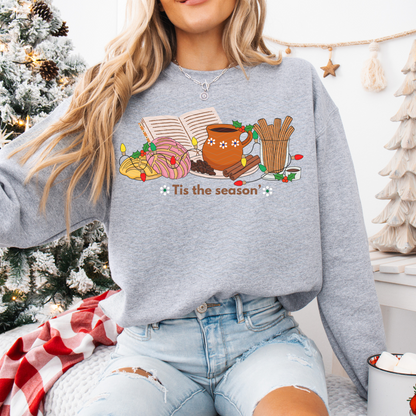 TIS THE SEASON LIBROS ADULT SIZE (SHIRT/CREWNECK)