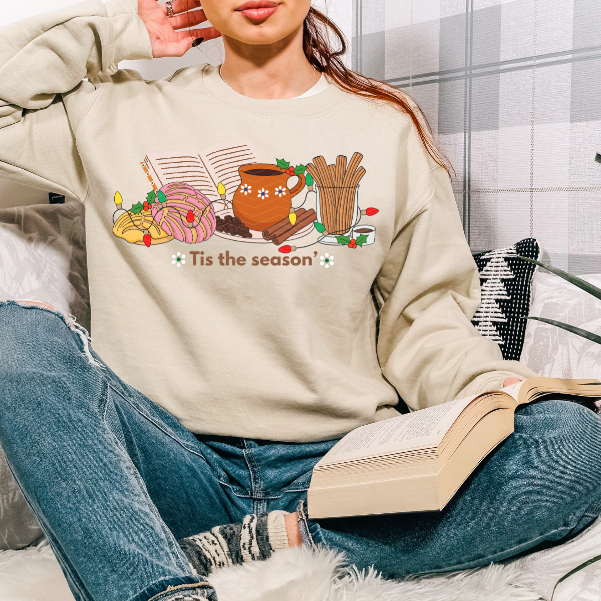 TIS THE SEASON LIBROS ADULT SIZE (SHIRT/CREWNECK)