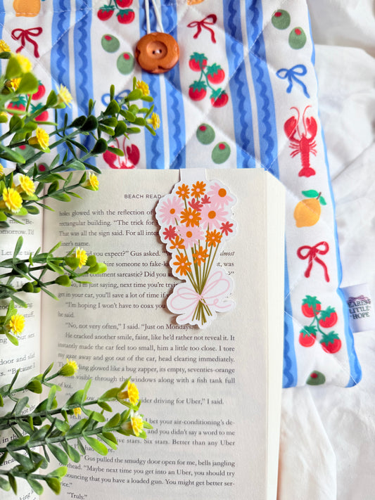 FLOWER BOUQUET MAGNETIC BOOKMARK