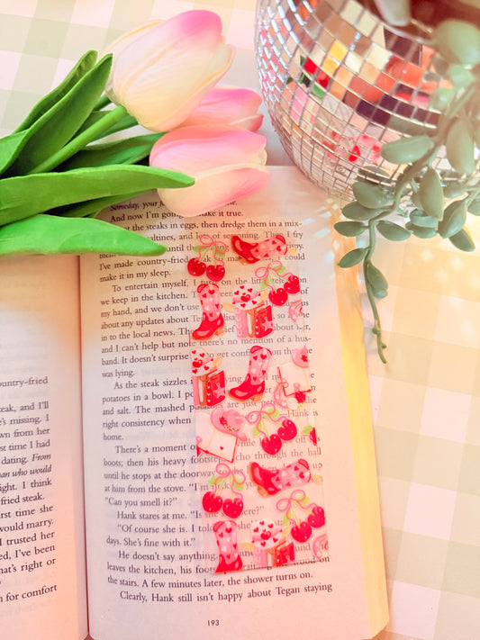 COWBOY ROMANCE ACRYLIC BOOKMARK