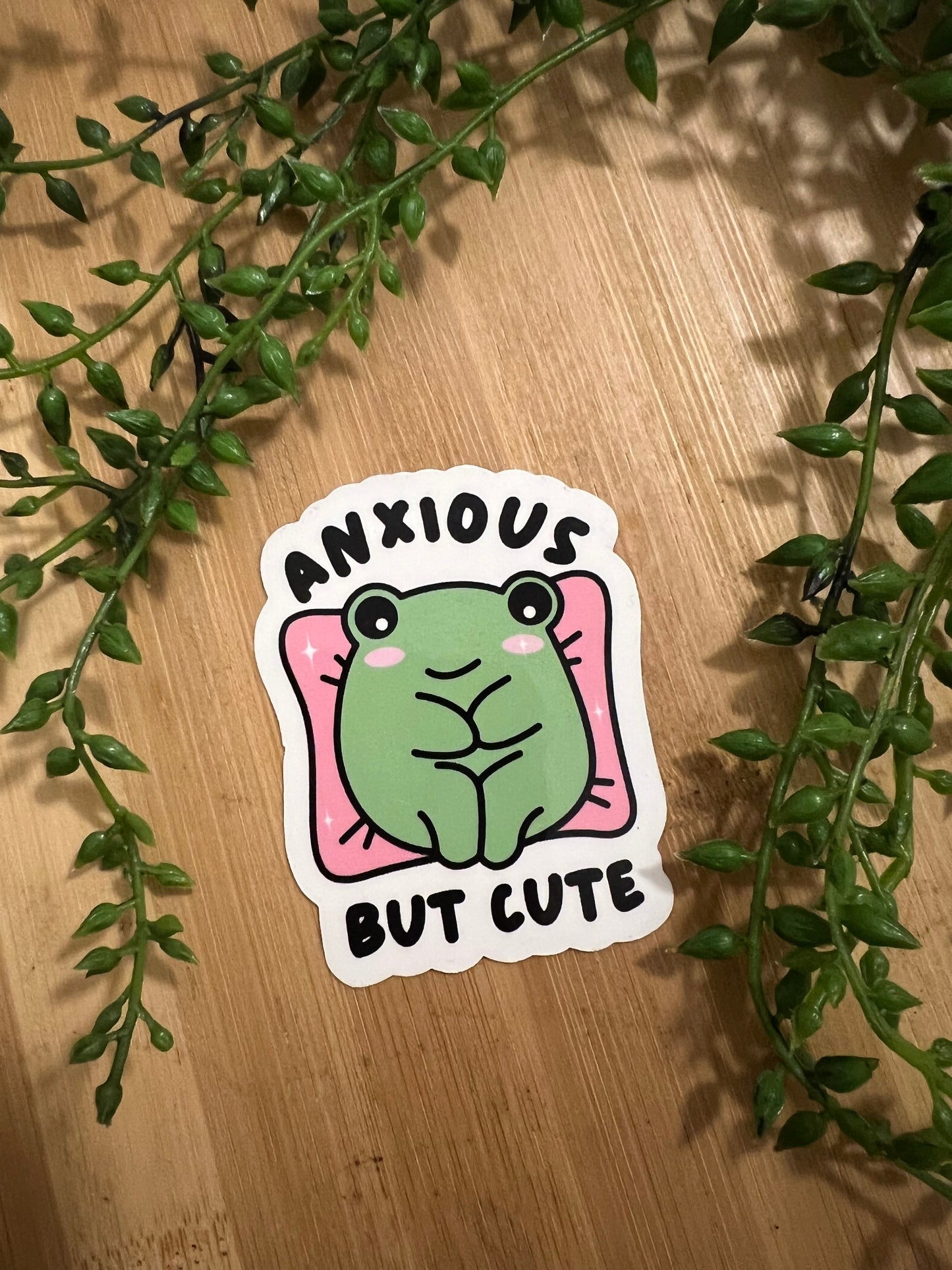 ANXIOUS BUT CUTE STICKER