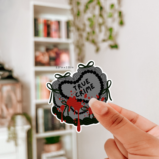 TRUE CRIME STICKER (HOLOGRAPHIC)